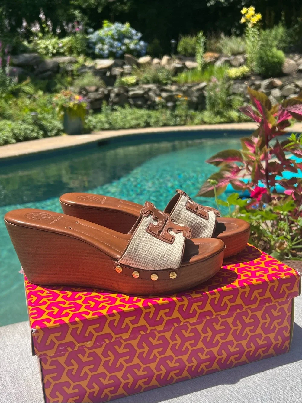 Tory Burch Terri Platform Sandal Size 7.5